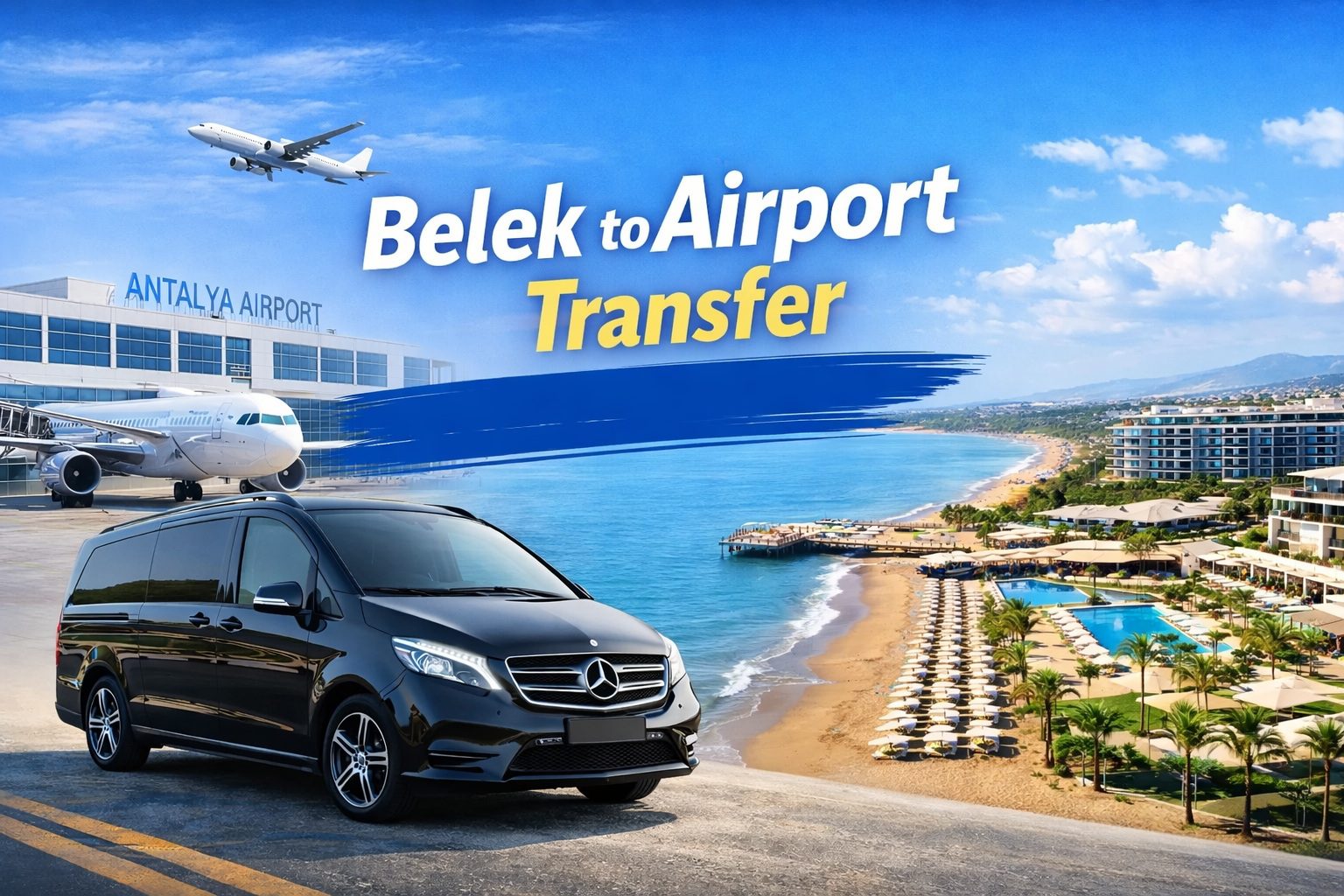 Belek to Antalya Airport transfer private airport transfer vehicle